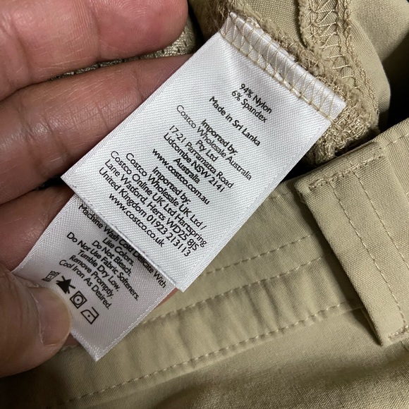 EDDIE BAUER Tan TECH CAPRI Hiking Pants - Picture 4 of 7